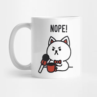 Nope Cat Monday by Tobe Fonseca Mug